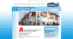 Desktop Screenshot of apo-philippsburg.de